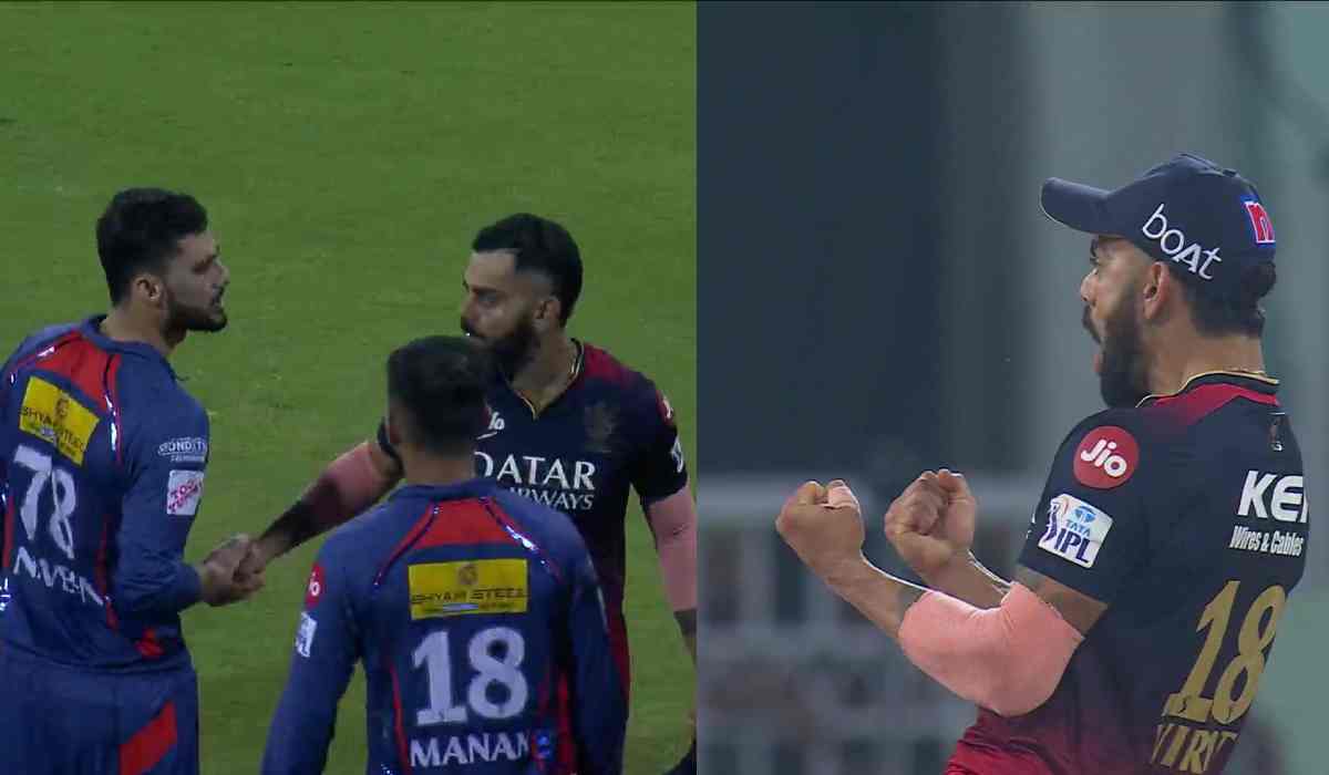 Virat Kohli did a childish act again and overreacted many times during the match 2023