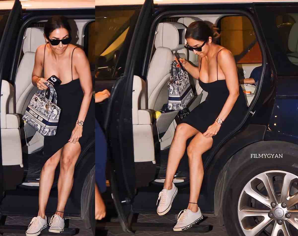 Hot Malaika Arora Spotted with Son