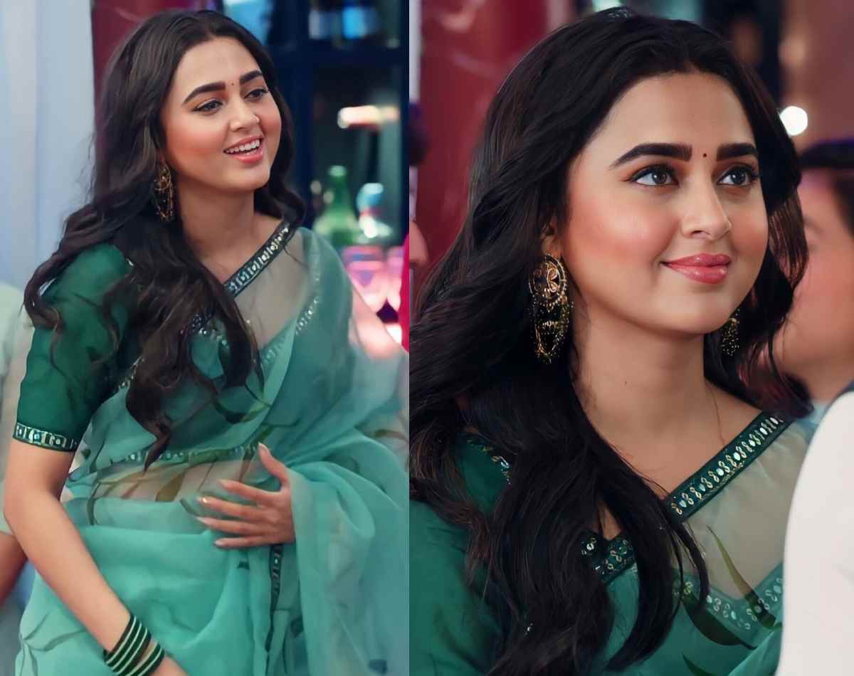 The Fashionable Charisma of Tejasswi Prakash in Sarees