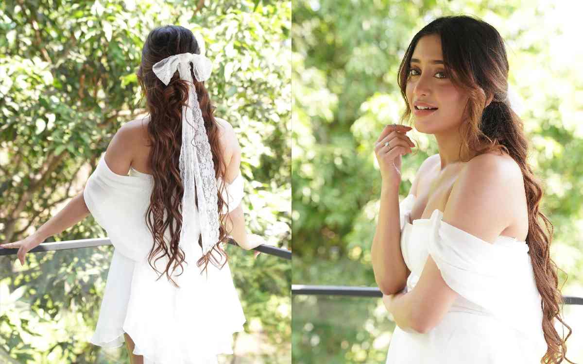 Shivangi Joshi's White Dress Perfection