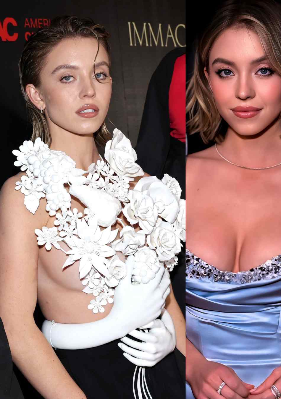 Sydney Sweeney Trades Glam for Goth at Immaculate Premiere