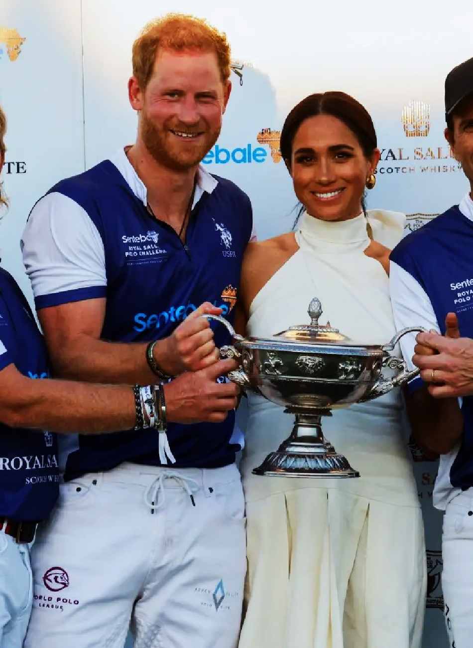 Prince Harry Meghan Markle Sentebale Polo Cup Kiss Netflix Crew