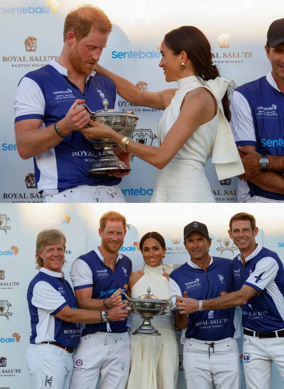 Prince Harry Meghan Markle Sentebale Polo Cup Kiss Netflix Crew