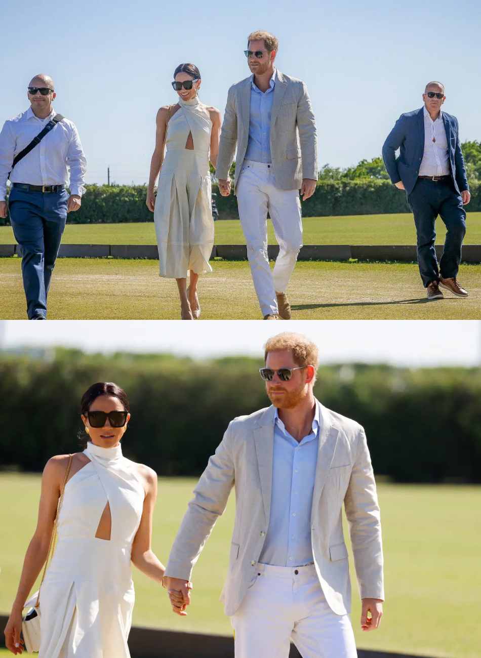 Prince Harry Meghan Markle Sentebale Polo Cup Kiss Netflix Crew