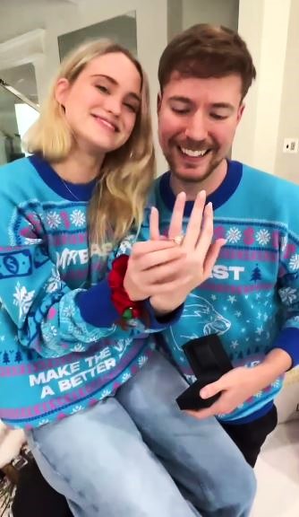 MrBeast Proposes to Girlfriend Thea Booysen in a Heartwarming Moment