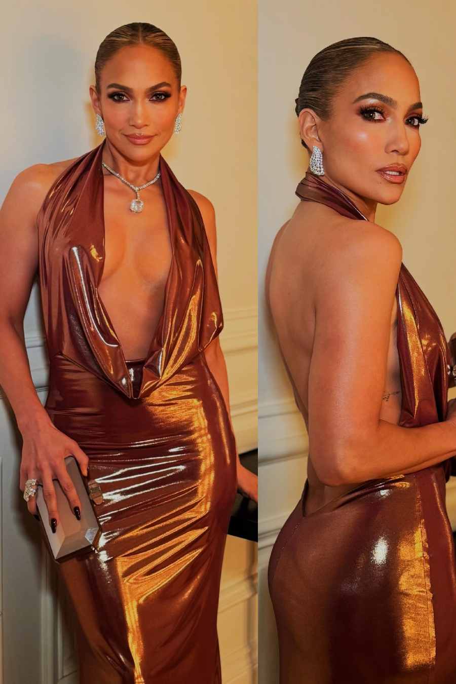 Jennifer Lopez Stuns at Clive Davis Pre-Grammy Party 2025