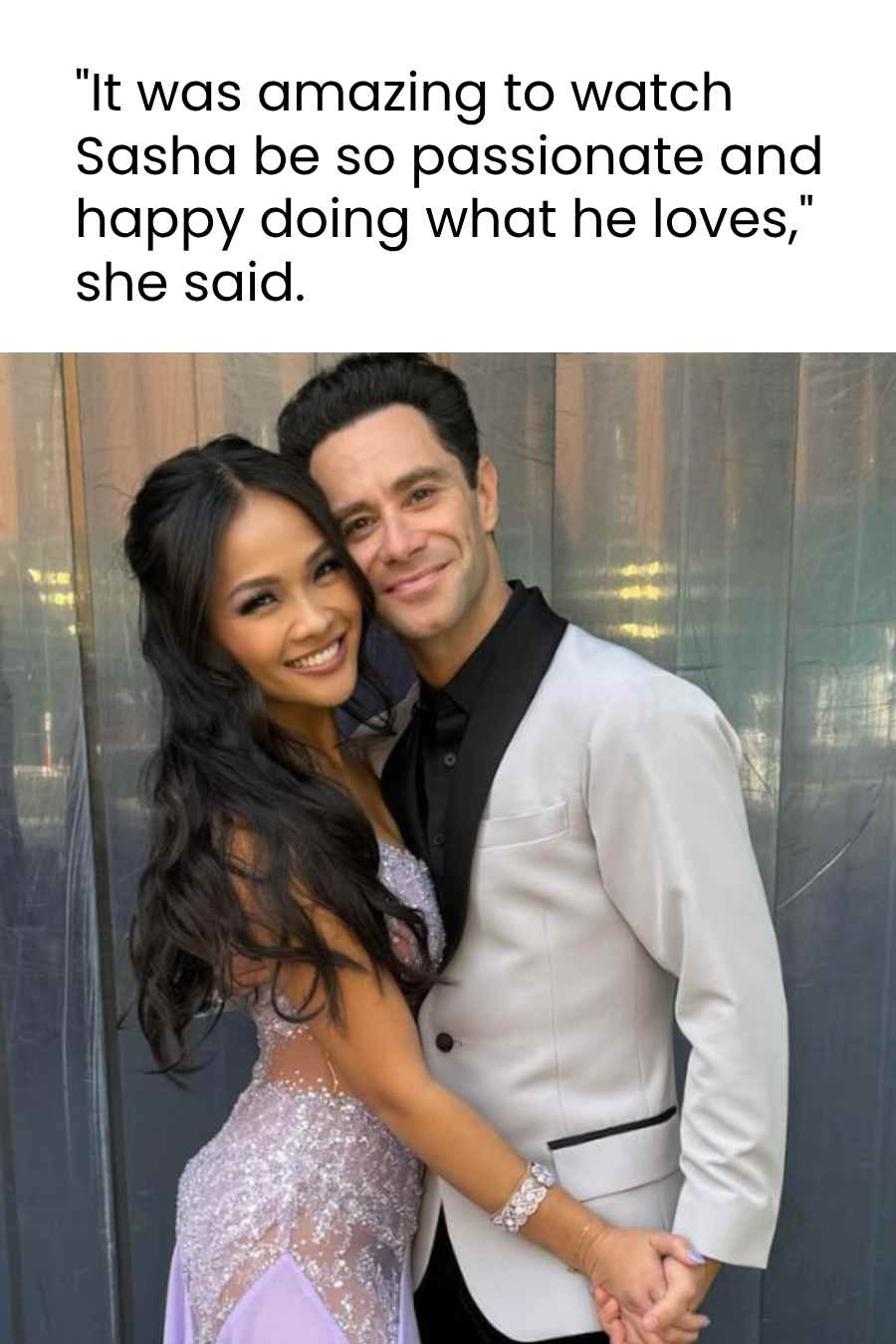 Jenn Tran and Sasha Farber Enjoying the Moment Without Labels