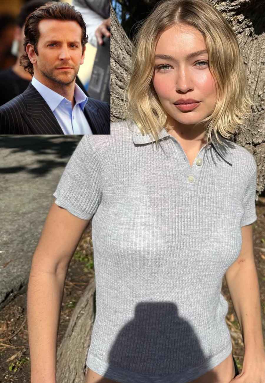 Gigi Hadid & Bradley Cooper go Insta-official with a kiss