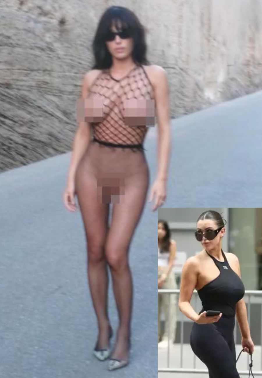 Bianca Censori Wears See-Through Fishnet Outfit in Bold Instagram Photos