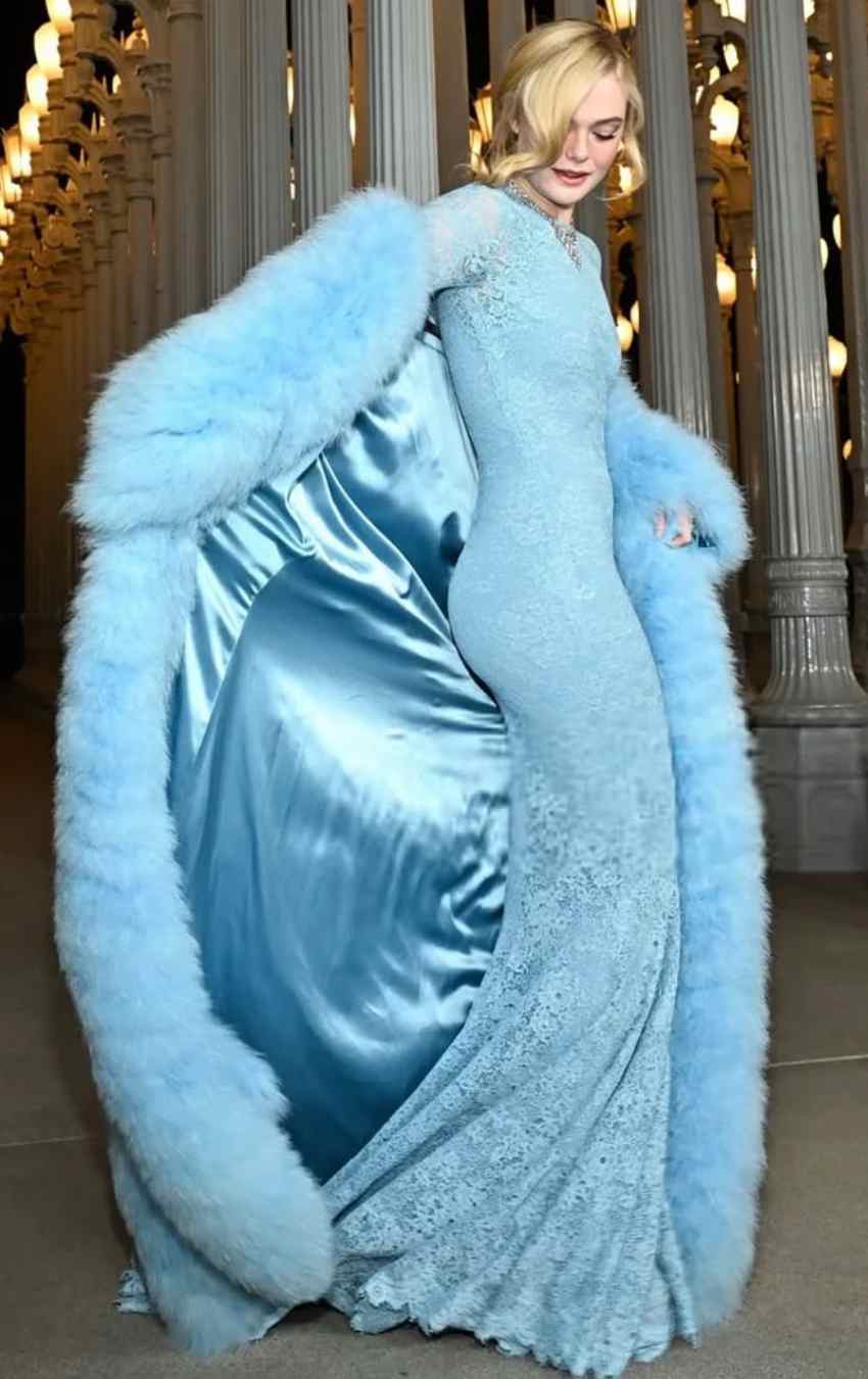 Elle Fanning turned heads at the 2025 LACMA Art+Film Gala in Los Angeles