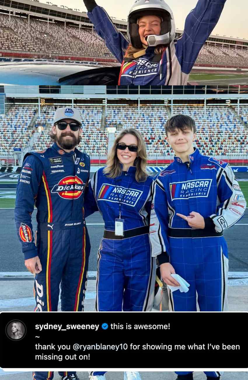 Sydney Sweeney Stuns Fans With Outfit At NASCAR Race