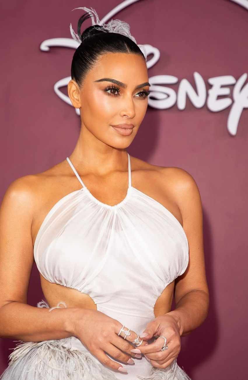 Kim Kardashian Turns Heads in Backless