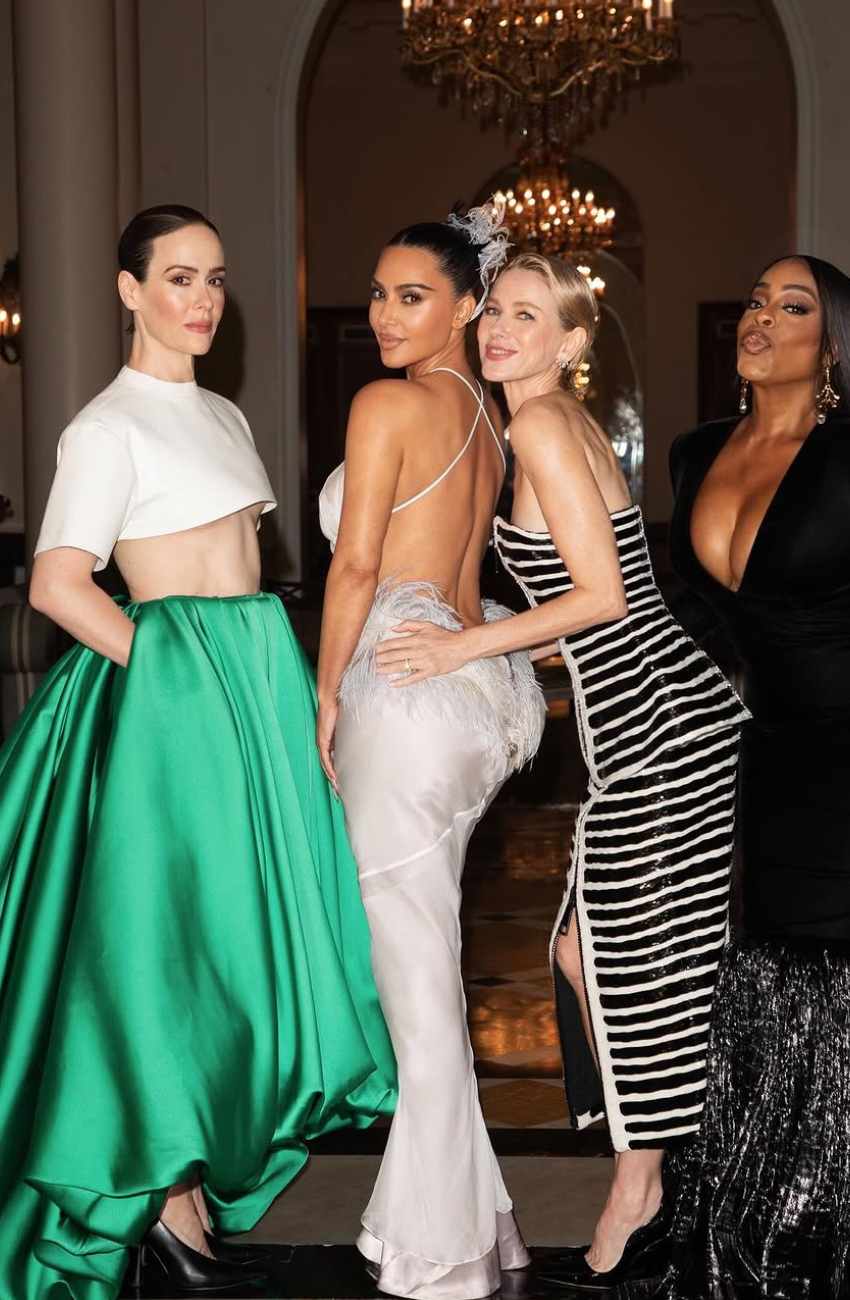 Kim Kardashian Turns Heads in Backless