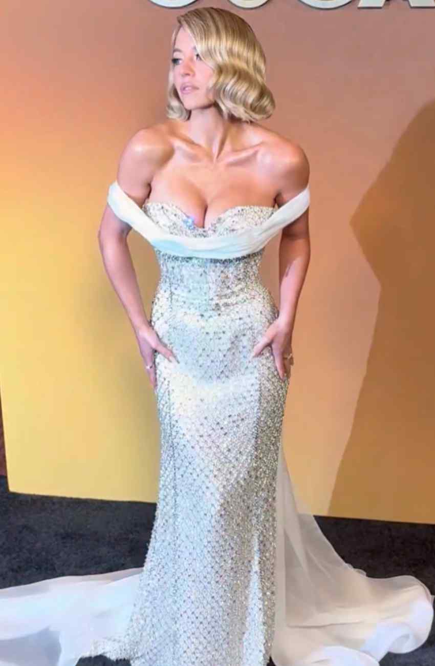 Sydney Sweeney Shines in a Dazzling Silver Look at Governors Awards