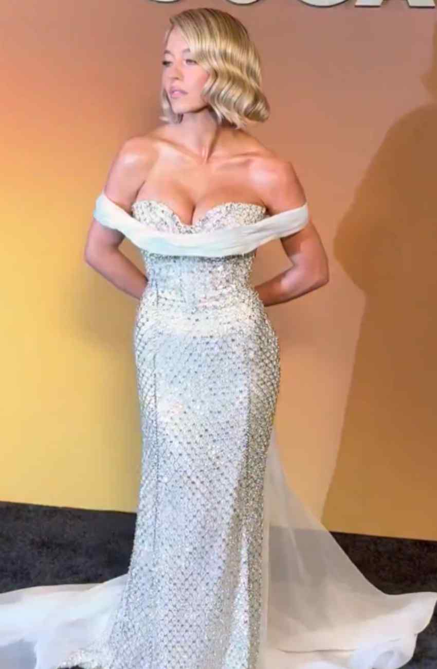 Sydney Sweeney Shines in a Dazzling Silver Look at Governors Awards