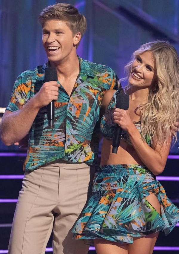 Robert Irwin and Witney Carson Shine on DWTS Prince Night
