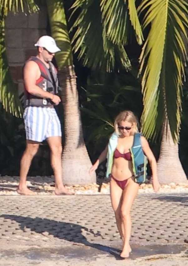 Sydney Sweeney Jetskis in Thong Bikini with Scooter Braun