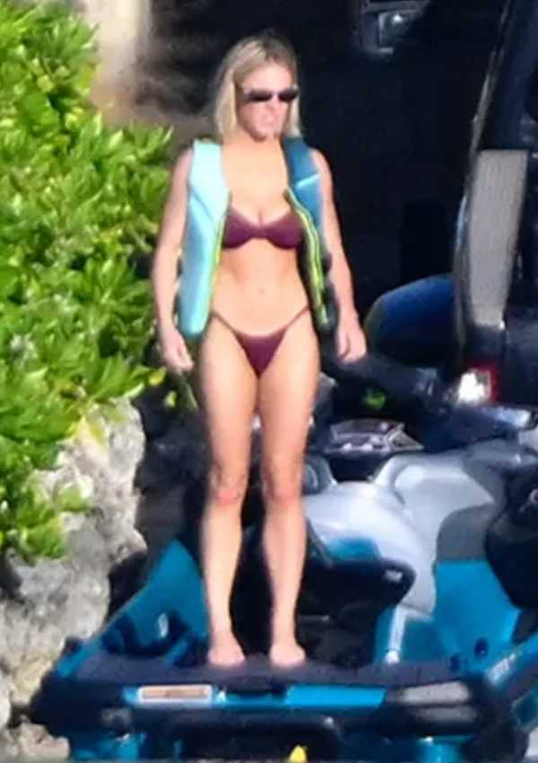 Sydney Sweeney Jetskis in Thong Bikini with Scooter Braun