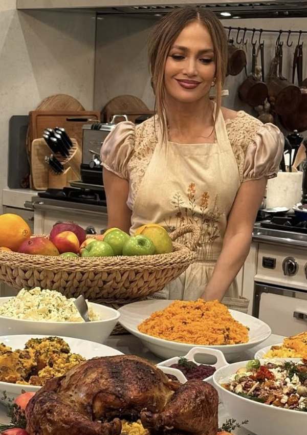 Jennifer Lopez and Hollywood Stars Celebrate Thanksgiving in Style