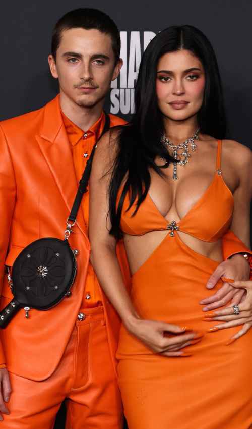 Timothee Chalamet and Kylie Jenner at Marty Supreme Premiere