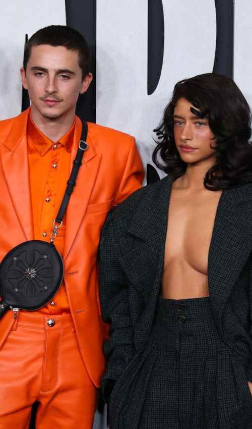 Timothee Chalamet and Kylie Jenner at Marty Supreme Premiere