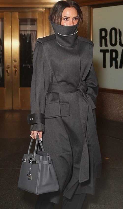 Victoria Beckham in backstage Fallon video with Lily Collins