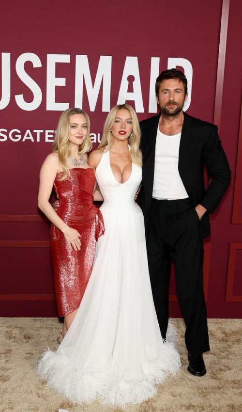 Sydney Sweeney Attends The Housemaid Premiere in Los Angeles