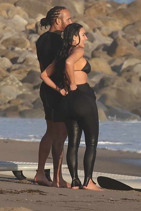 Kim Kardashian and Lewis Hamilton Confirm Romance with Malibu PDA