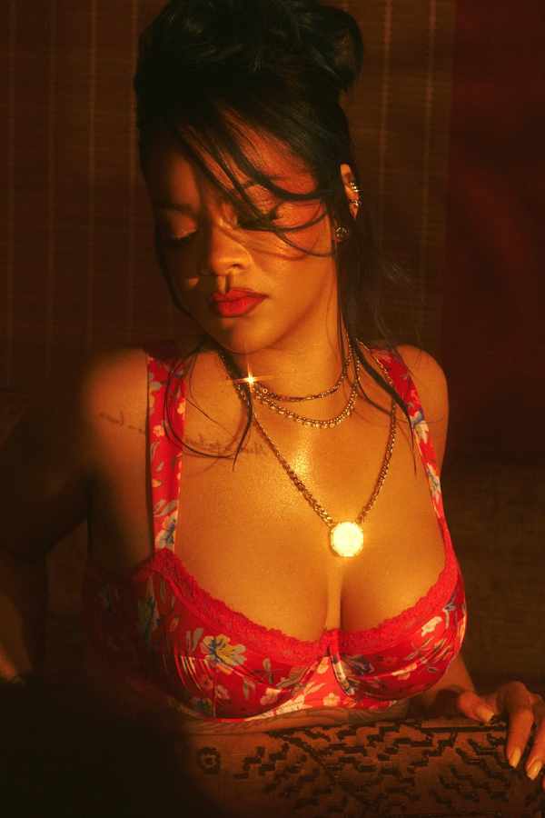 Rihanna Flaunts Toned Physique in New Lingerie Drop