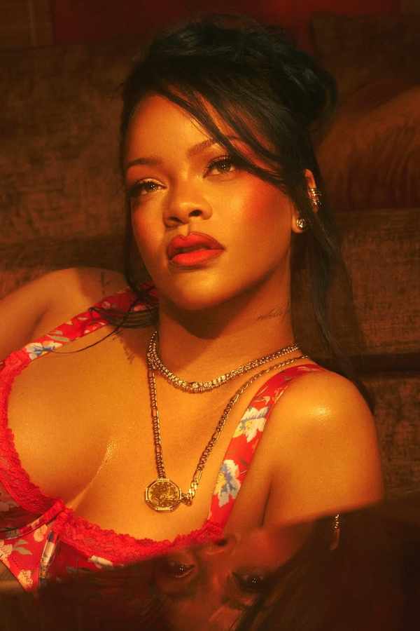 Rihanna Flaunts Toned Physique in New Lingerie Drop