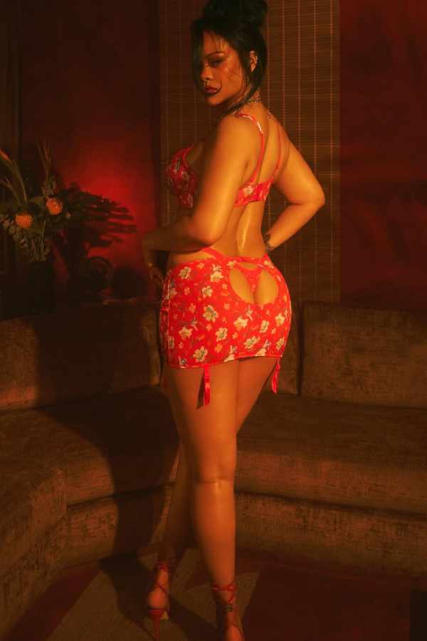 Rihanna Flaunts Toned Physique in New Lingerie Drop