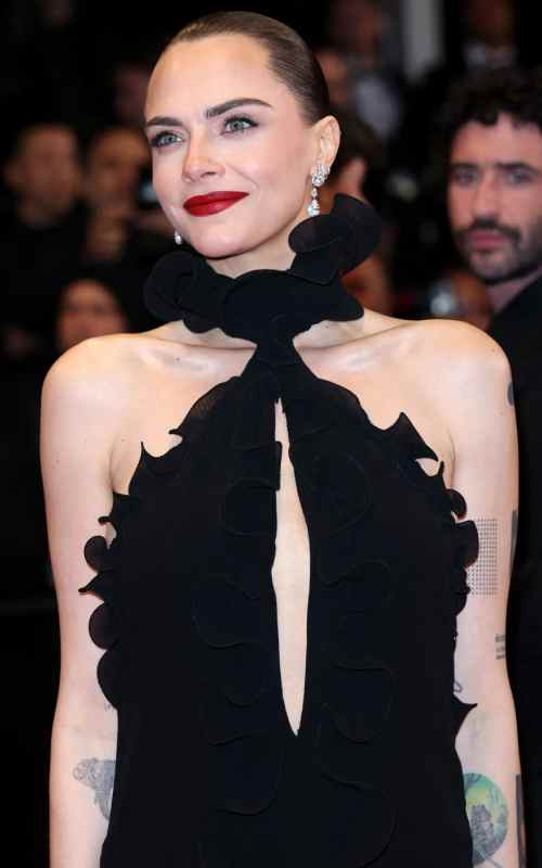 Cara Delevingne Stuns in Plunging Tom Ford Gown at Cannes