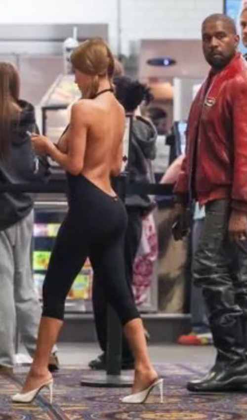 Bianca Censori Turns Heads in Plunging Bodysuit During Kanye West Date Night