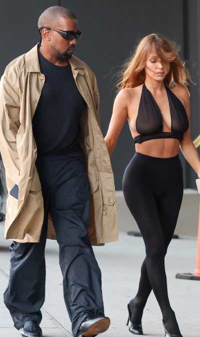 Bianca Censori Debuts Strawberry Blonde Hair During Outing With Kanye West