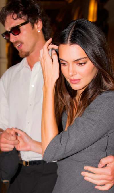 Jacob Elordi and Kendall Jenner in Paris During Fashion Week
