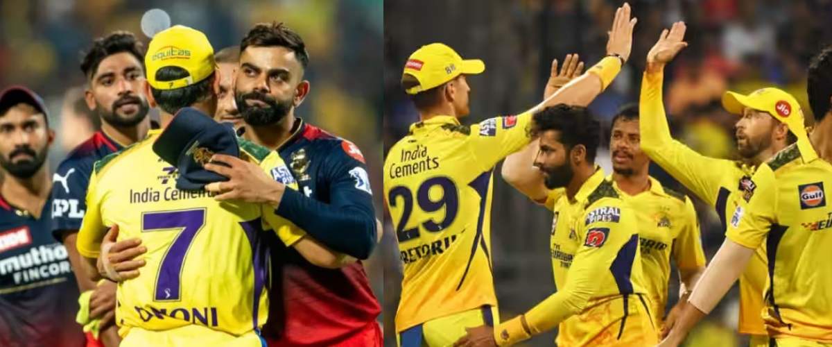 CSK beat RCB by 8 runs in a thrilling match
