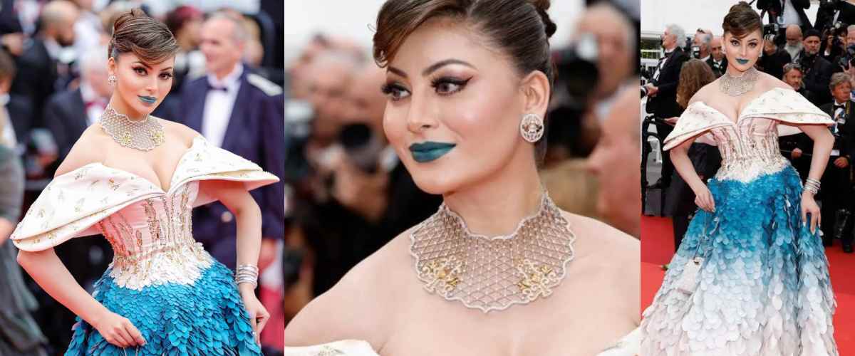 Urvashi Rautela's Lipstick Becomes Subject of Trolling at Cannes 2023