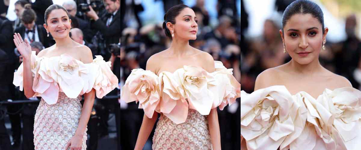 Anushka Sharma Spread Beauty at Cannes film