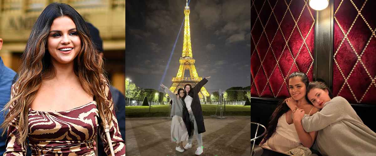 Selena Gomez Parisian Eiffel Tower Adventure