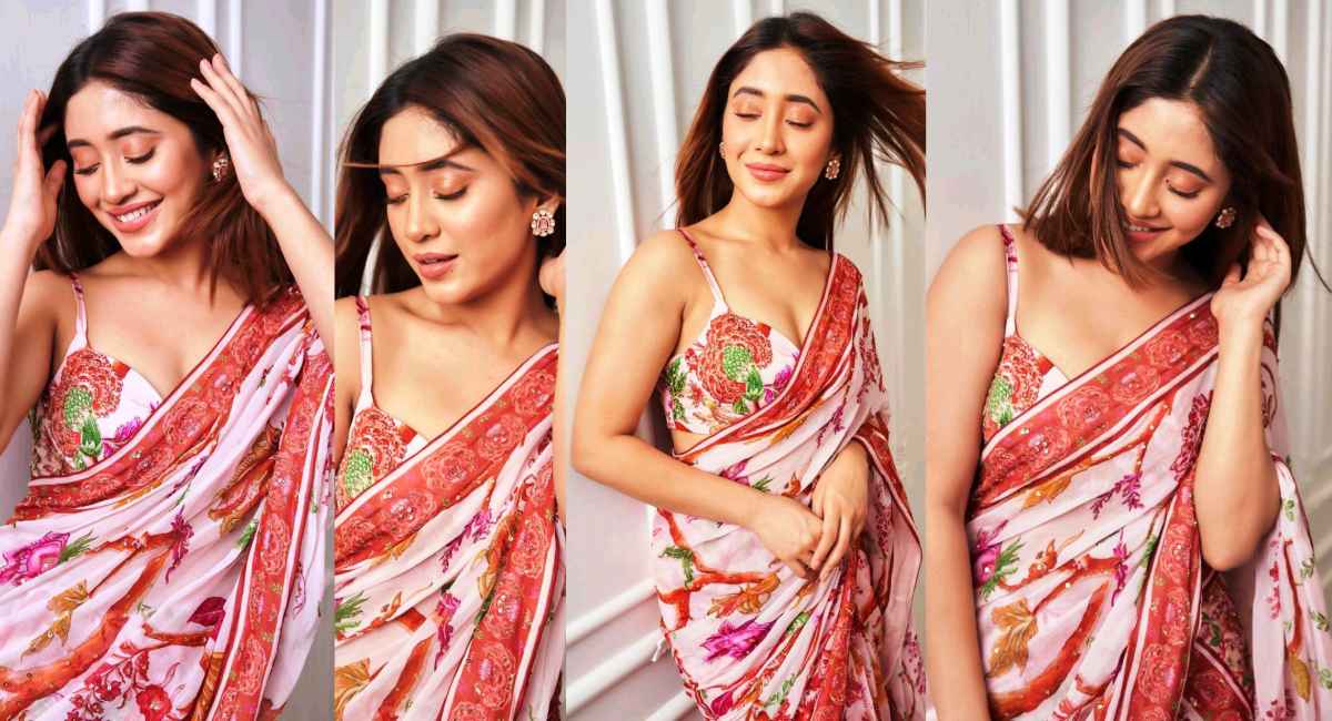 Follow these 5 steps of Shivangi Joshi for a beautiful look in a saree