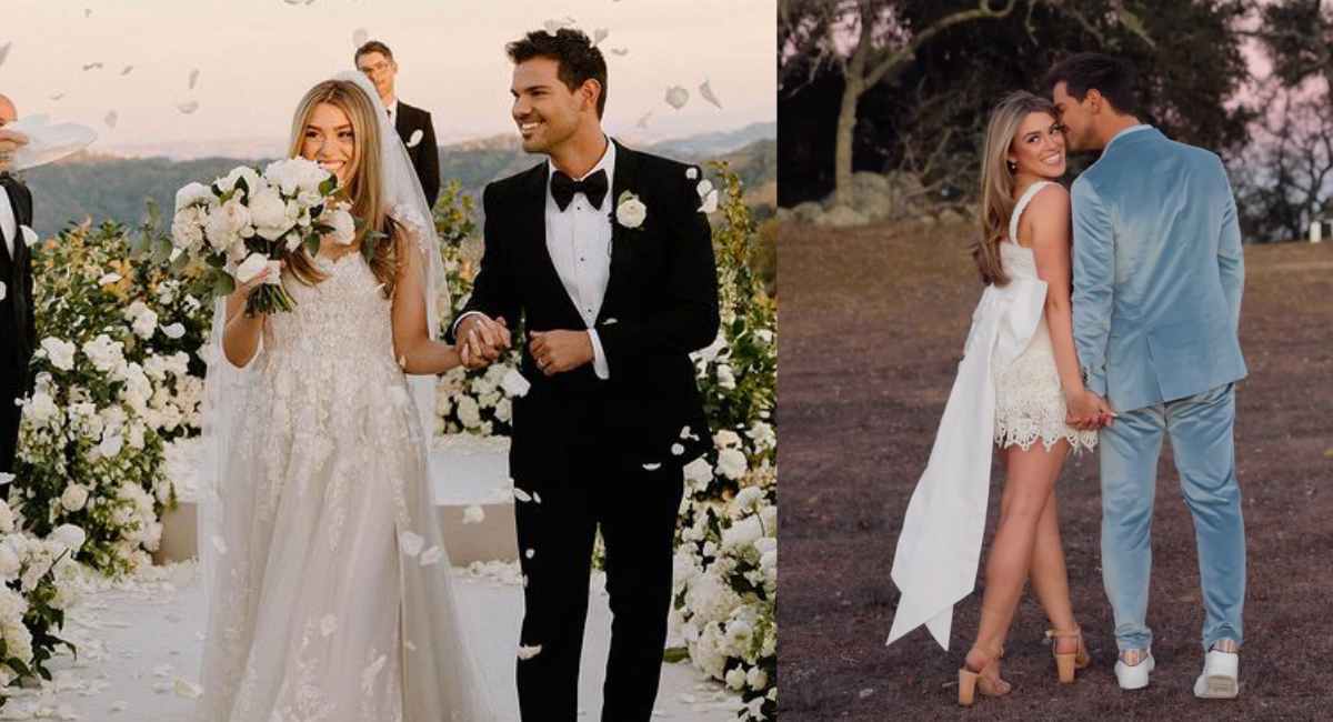 Twilight star Taylor Lautner celebrates his first wedding anniversary