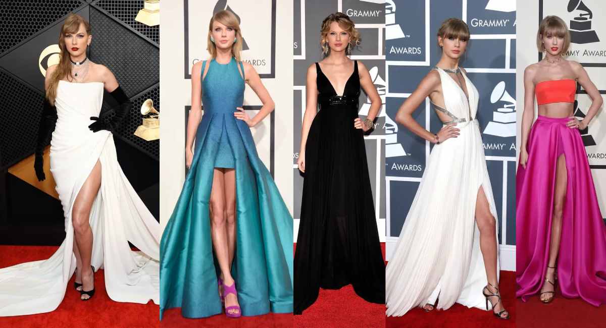 Taylor Swift 10 Year Grammy Red Carpet Evolution