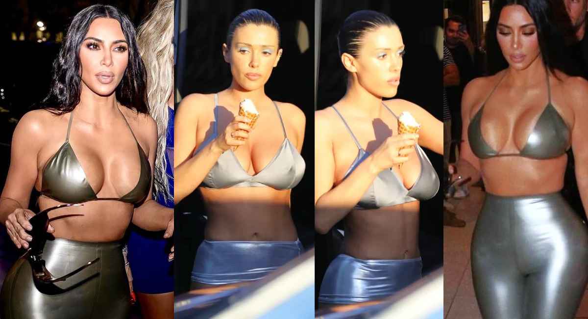 Bianca Censori Style Comparison Kim Kardashian