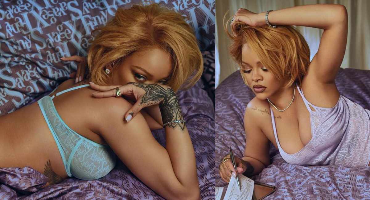 Rihanna Flaunts Post-Baby Body in Savage X Fenty Photoshoot