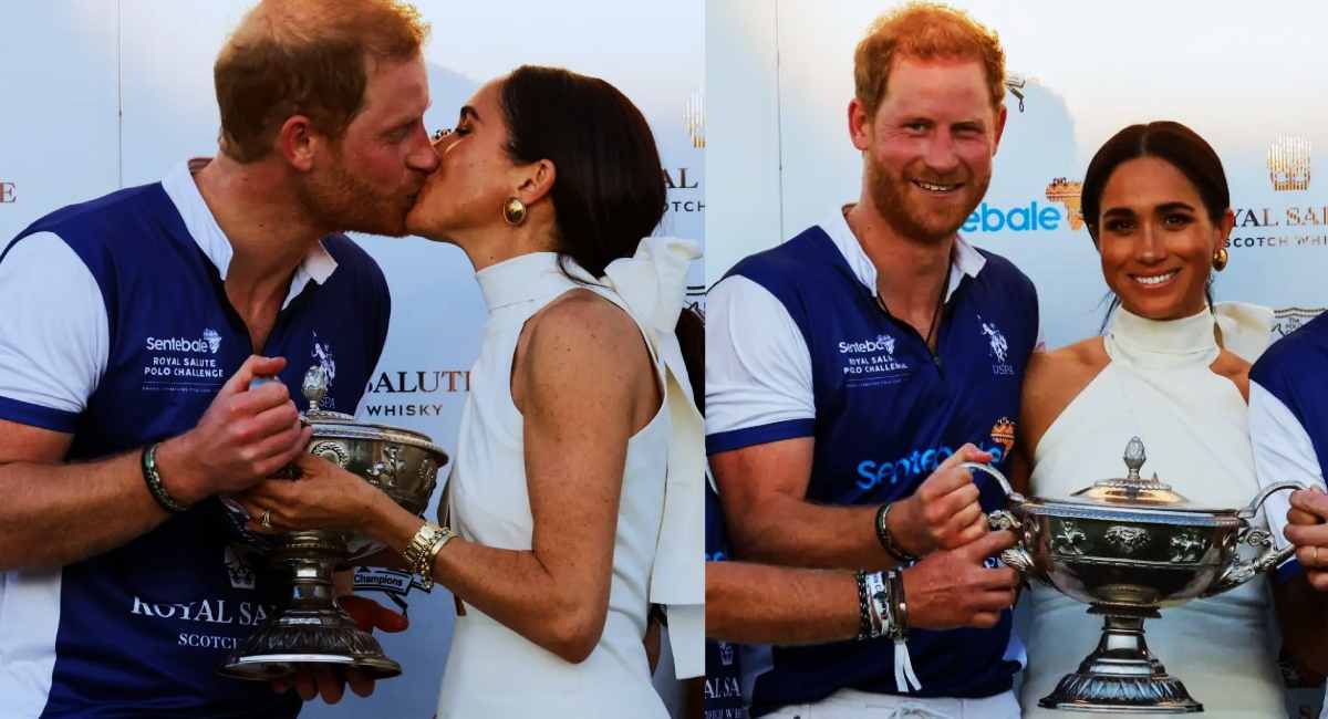 Prince Harry Meghan Markle Sentebale Polo Cup Kiss Netflix Crew