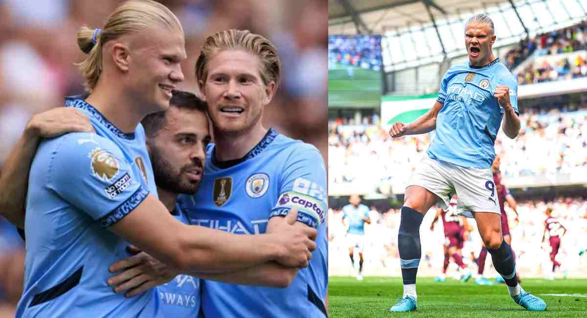 Manchester City vs Ipswich Town Haaland Scores Twice in Home-Opener Win