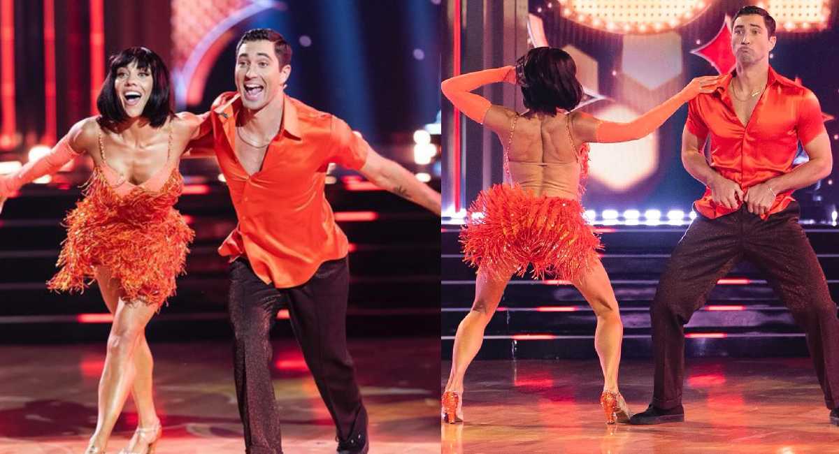 Joey Graziadei and Jenna Johnson DWTS Soul Train Night