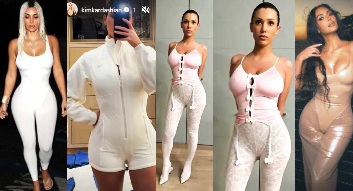 Kim Kardashian Copies Bianca Censori Fashion Looks