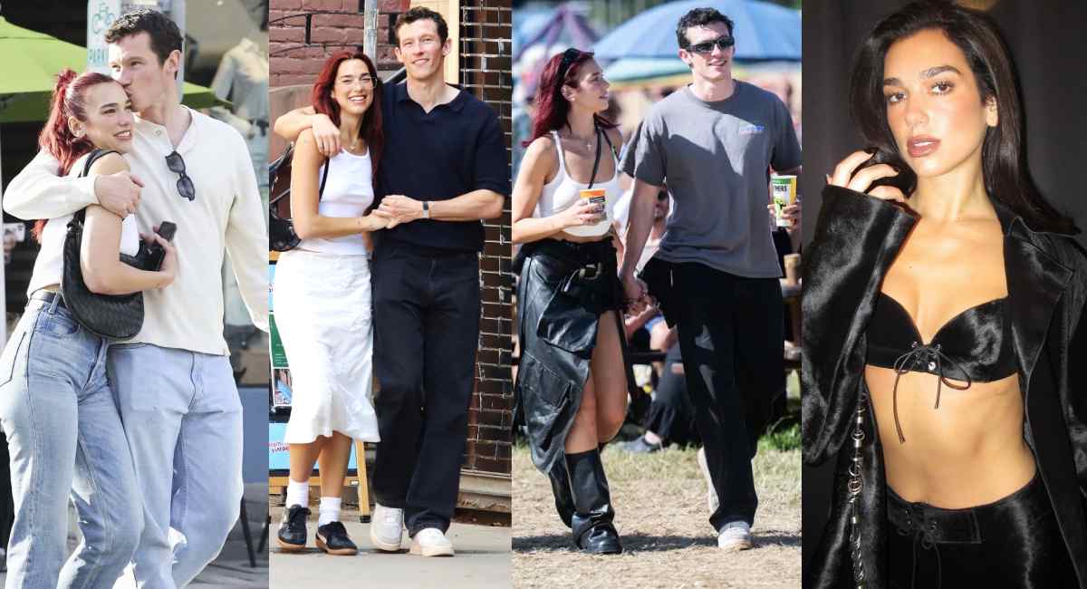 Dua Lipa Callum Turner Engaged Love Story New Years Party