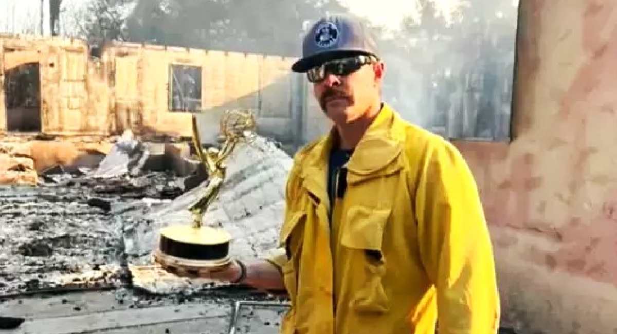 L.A. Firefighters Stop Suspected Looters from Stealing Emmy Award